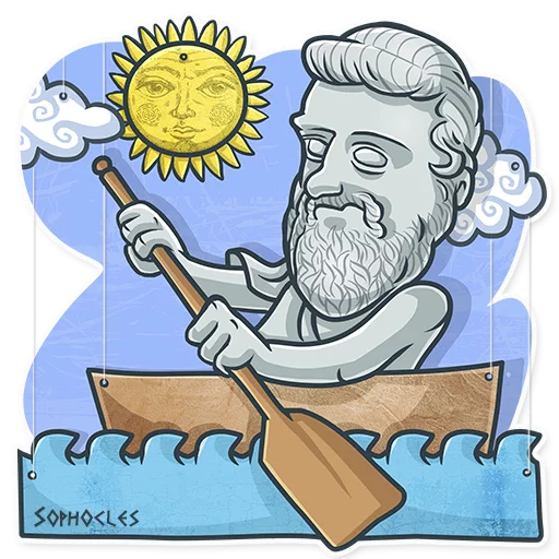 🚣 Стикер «Greek Geeks» для Telegram