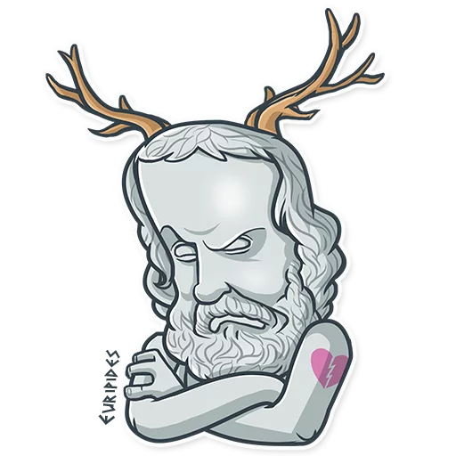 🐑 Стикер «Greek Geeks» для Telegram