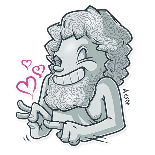 👉 Стикер «Greek Geeks» для Telegram
