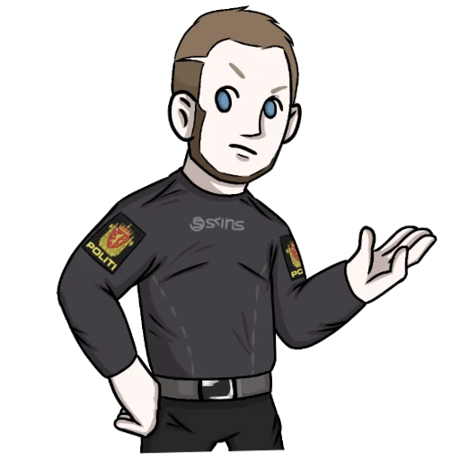 🤨 Стикер «Anders Breivik SS» для Telegram