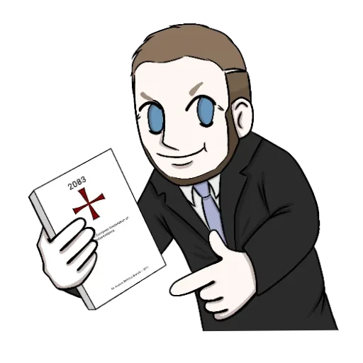 📖 Стикер «Anders Breivik SS» для Telegram