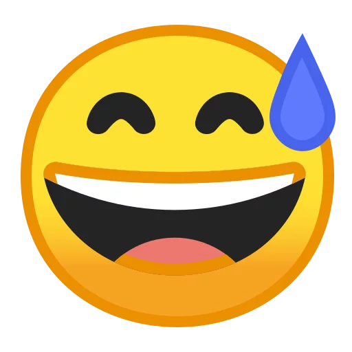 😅 Стикер «Android 8.0 Emoji» для Telegram