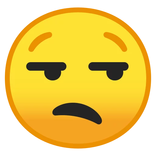 😒 Стикер «Android 8.0 Emoji» для Telegram