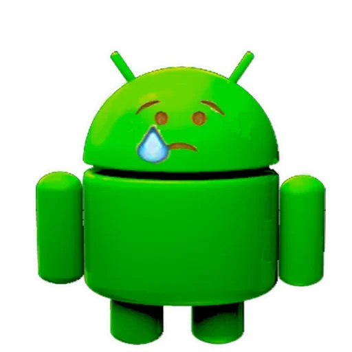 😢 Стикер «Android Funny» для Telegram