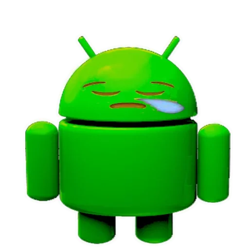 😪 Стикер «Android Funny» для Telegram