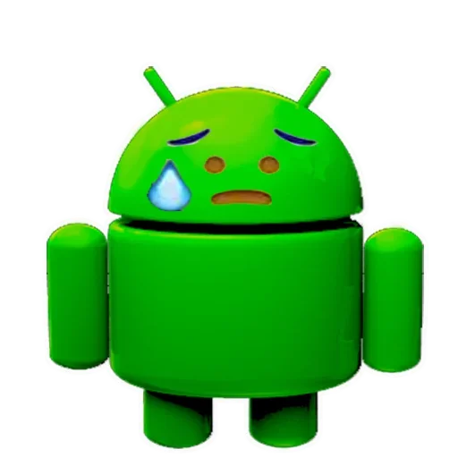 😰 Стикер «Android Funny» для Telegram