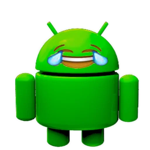😂 Стикер «Android Funny» для Telegram