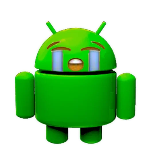 😭 Стикер «Android Funny» для Telegram