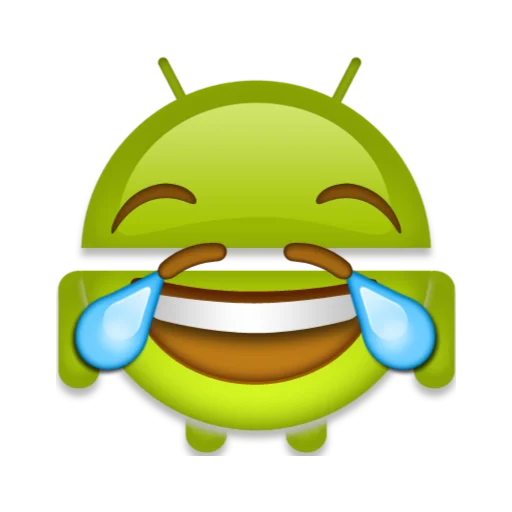 😂 Стикер «android robot emoji» для Telegram