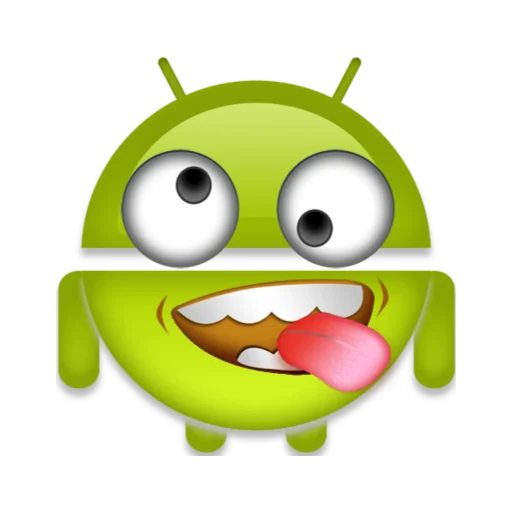 🤪 Стикер «android robot emoji» для Telegram