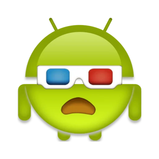 😎 Стикер «android robot emoji» для Telegram