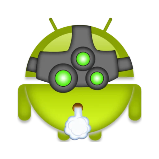 💨 Стикер «android robot emoji» для Telegram