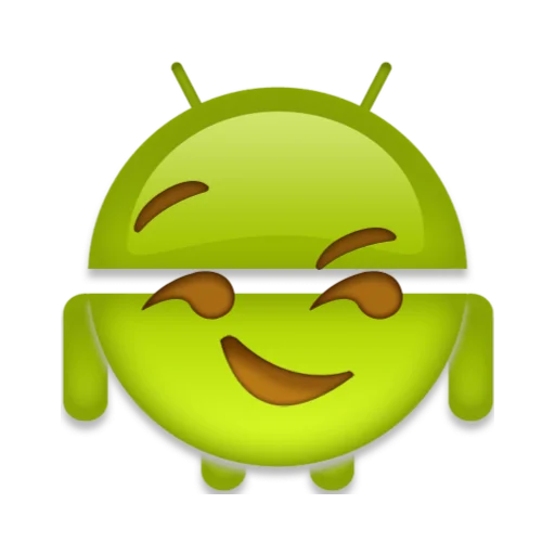 😏 Стикер «android robot emoji» для Telegram