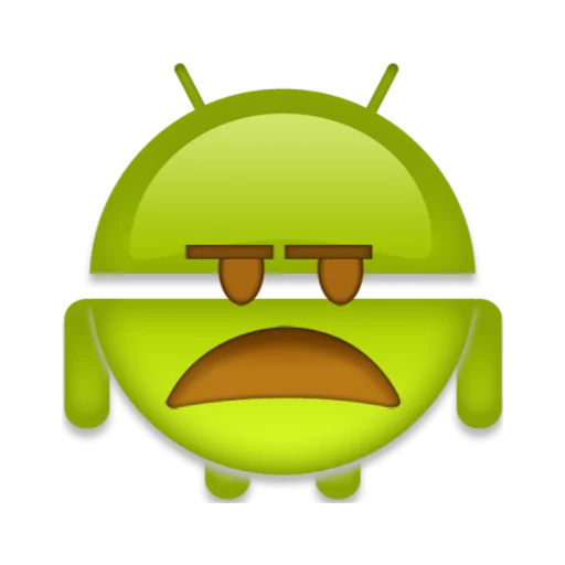 😒 Стикер «android robot emoji» для Telegram