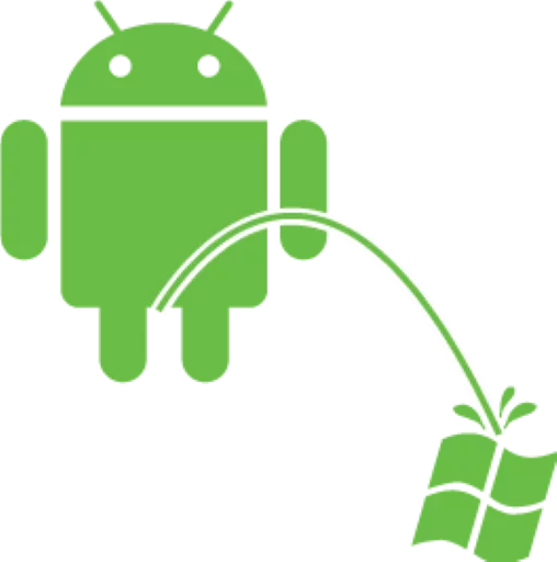 💦 Стикер «Android - S4T.tv» для Telegram