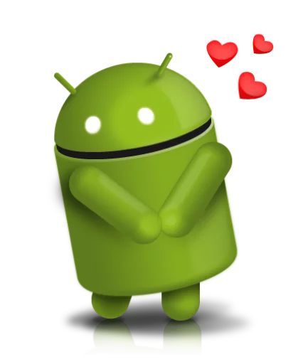 ❤ Стикер «Android - S4T.tv» для Telegram