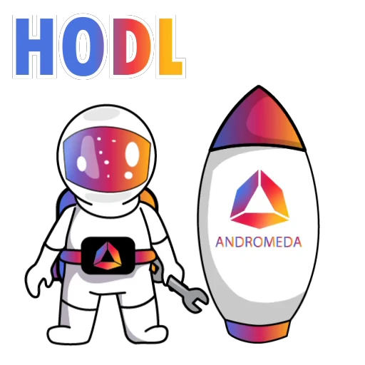 🚀 Стикер «ANDROMEDA» для Telegram