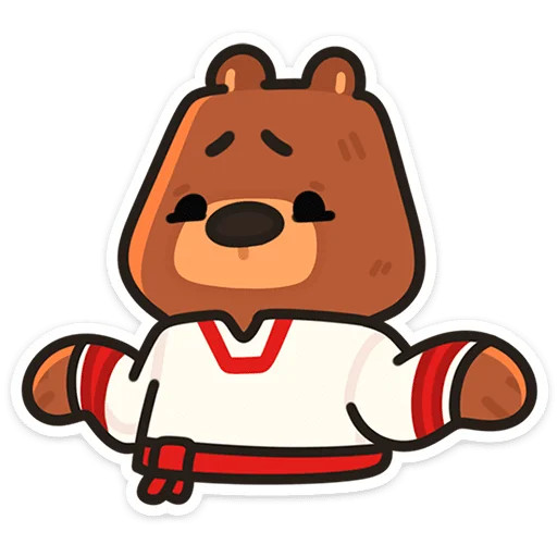 🌟 Стикер «Медведь Андрюшка» для Telegram