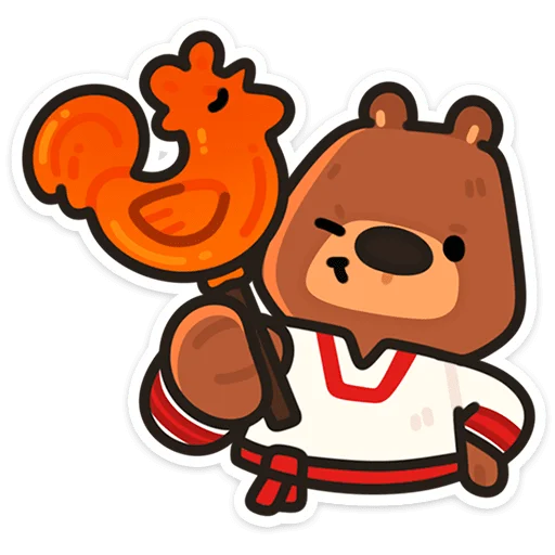 🌟 Стикер «Медведь Андрюшка» для Telegram