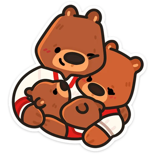 🌟 Стикер «Медведь Андрюшка» для Telegram