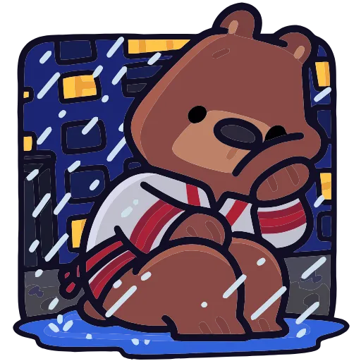 🌧 Эмодзи «Андрюшка» для Telegram