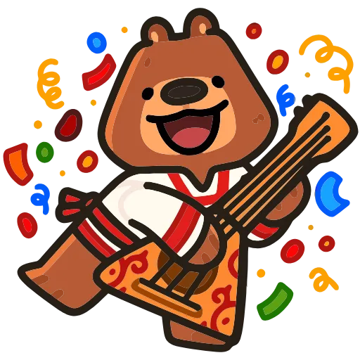 🎸 Эмодзи «Андрюшка» для Telegram