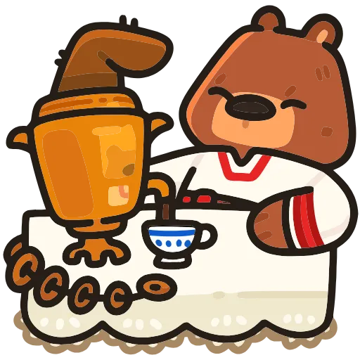 🫖 Эмодзи «Андрюшка» для Telegram