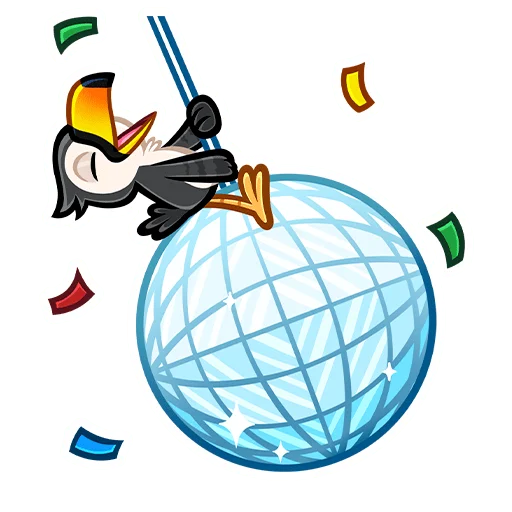 🥳 Стикер «Энди» для Telegram