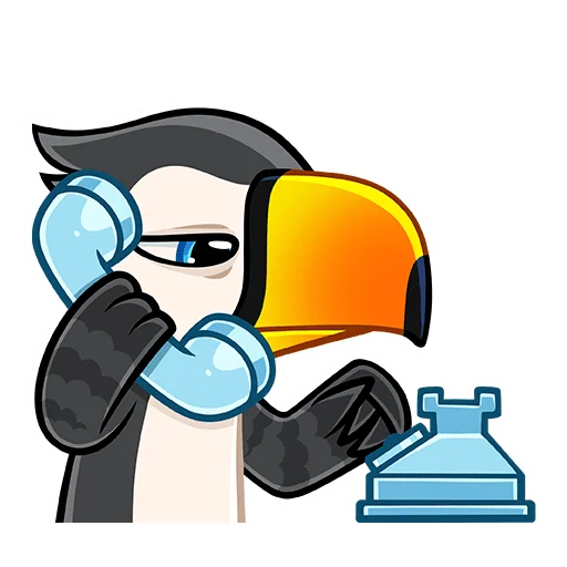 ☎ Стикер «Энди» для Telegram
