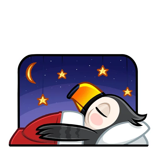 😴 Стикер «Энди» для Telegram
