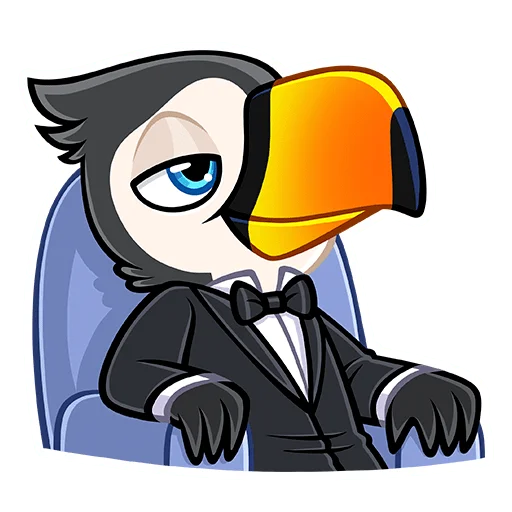 🤵 Стикер «Энди» для Telegram