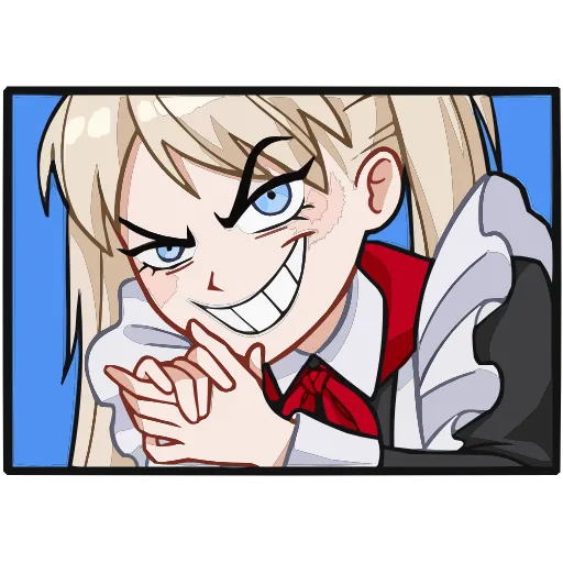 😈 Эмодзи «Анечка» для Telegram