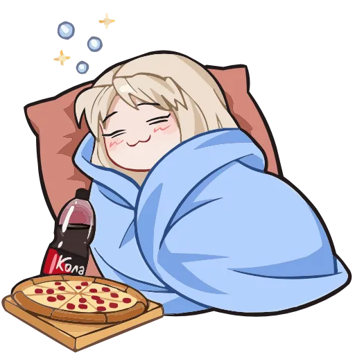 😴 Эмодзи «Анечка» для Telegram