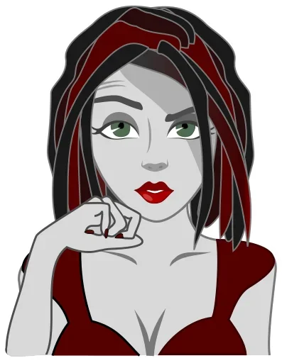 🧐 Стикер «FemDom» для Telegram