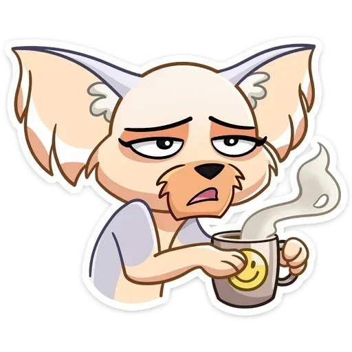 ☕️ Стикер «Ангел» для Telegram