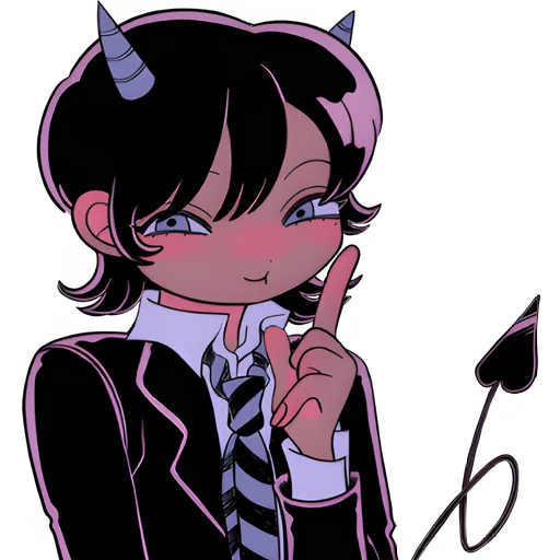 🫵 Стикер «Ангел и Демон» для Telegram