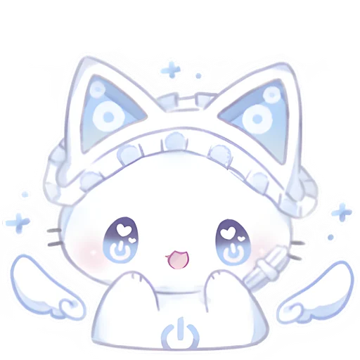 🤩 Стикер «Ангел Чиронеко» для Telegram