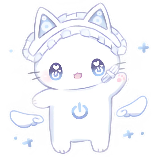 👋 Стикер «Ангел Чиронеко» для Telegram