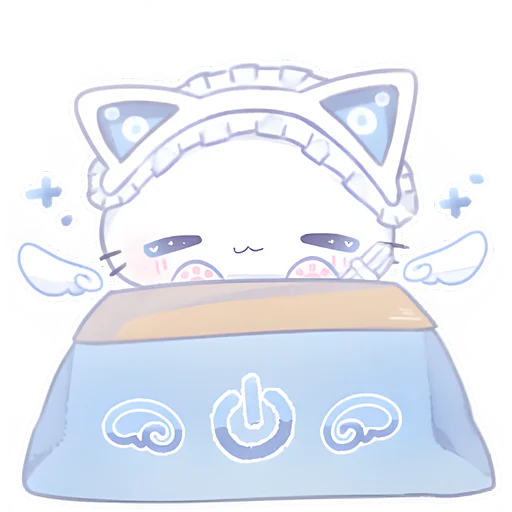 ☺️ Стикер «Ангел Чиронеко» для Telegram