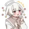 😦 Эмодзи «Ангельский мальчик» для Telegram