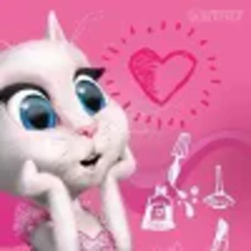 Эмодзи My Talking Angela для Telegram — скачать