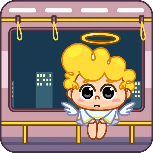 🚕 Стикер «Angel» для Telegram