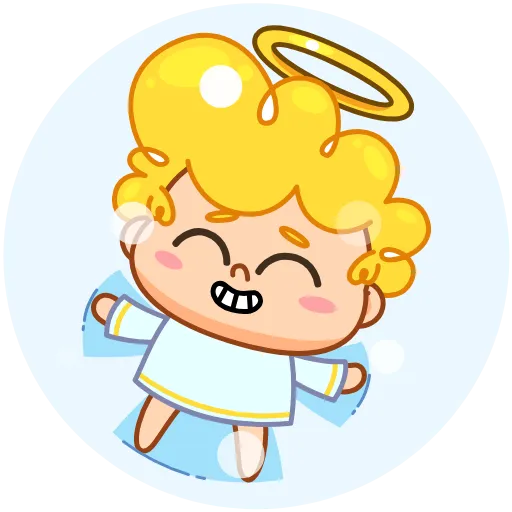 👼 Стикер «Angel» для Telegram