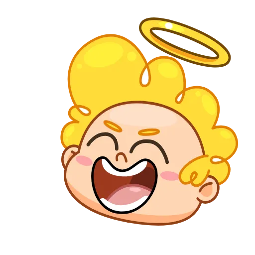 😂 Стикер «Angel» для Telegram