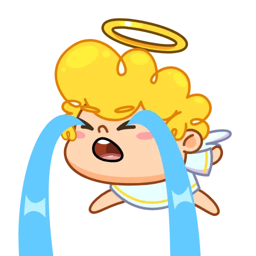 😭 Стикер «Angel» для Telegram