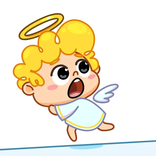 🏃‍♂️ Стикер «Angel» для Telegram
