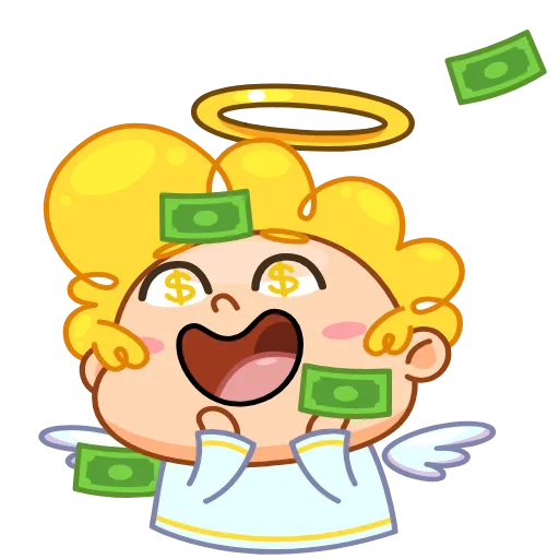 💵 Стикер «Angel» для Telegram