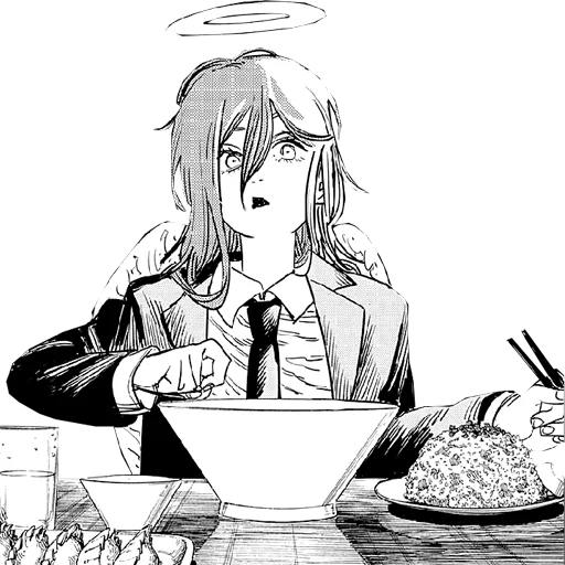 🥣 Стикер «Angel Demon» для Telegram