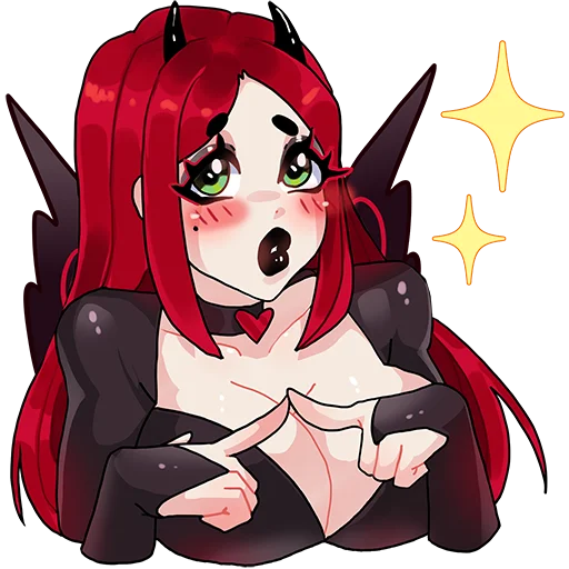😚 Стикер «Angel & Demon» для Telegram