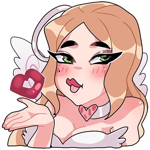 💋 Стикер «Angel & Demon» для Telegram